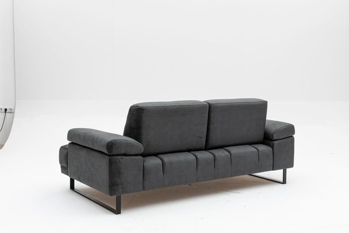 Atelier Del Sofa Sofá Cama 2 Plazas Anthracite 199x99x83 cm Comodidad Estilo Funcionalidad